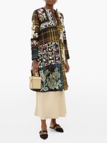 Thumbnail for your product : Biyan Holia Floral-embroidered Cotton Coat - Multi