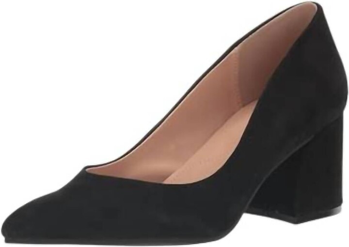 NYDJ Women's Solimar Suede Heels In Black Suede
