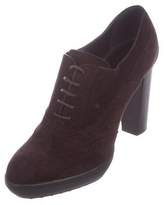 Thumbnail for your product : Tod's Brogue Oxford Pumps Brown Brogue Oxford Pumps