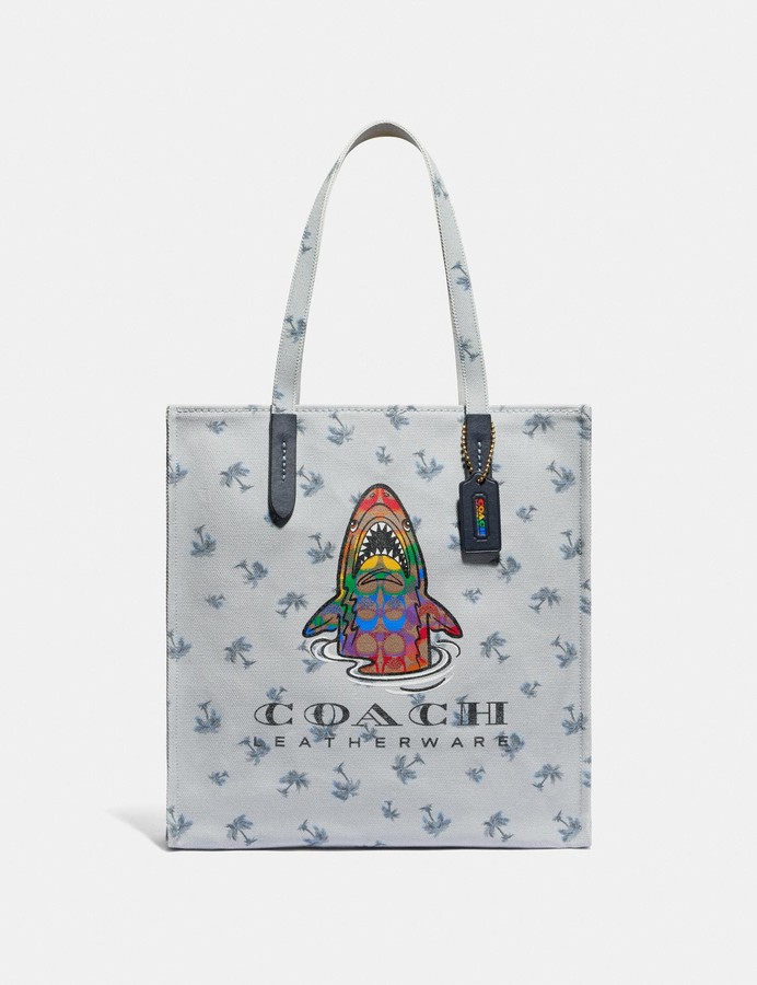 Coach Tote With Rainbow Signature Sharky - ShopStyle