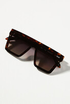 Thumbnail for your product : Quay Hindsight Polarized Sunglasses Brown