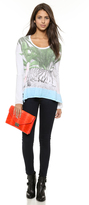 Thumbnail for your product : Loeffler Randall Printed Snakeskin Lock Clutch