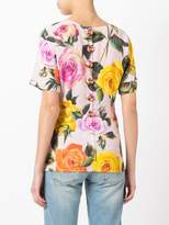 Thumbnail for your product : Dolce & Gabbana rose print T-shirt