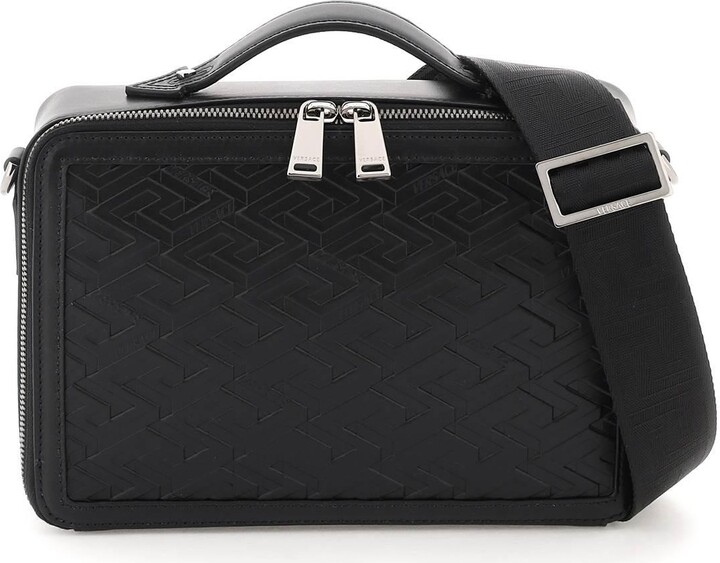 Versace la Greca Signature Messenger Bag - ShopStyle