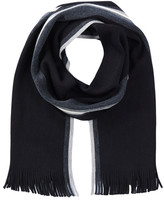 Thumbnail for your product : Chelsey Imports Wool Stripe Detail Scarf