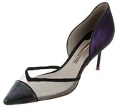 Thumbnail for your product : Sophia Webster Embossed Cap-Toe Pumps