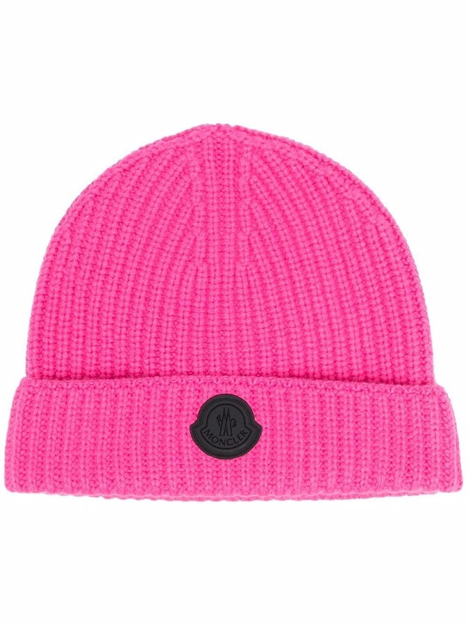 pink beanie hat