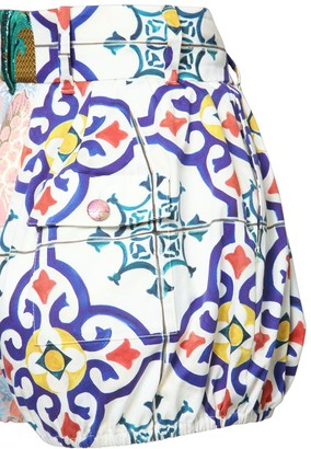 Dolce & Gabbana Mixed Patchwork Jacquard Shorts
