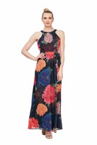 Thumbnail for your product : SL Fashions Women's Maxi Chiffon Print Skirt Dress-Closeout