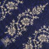 Thumbnail for your product : Black Hand Embroidered Navy Cashmere Ring Shawl