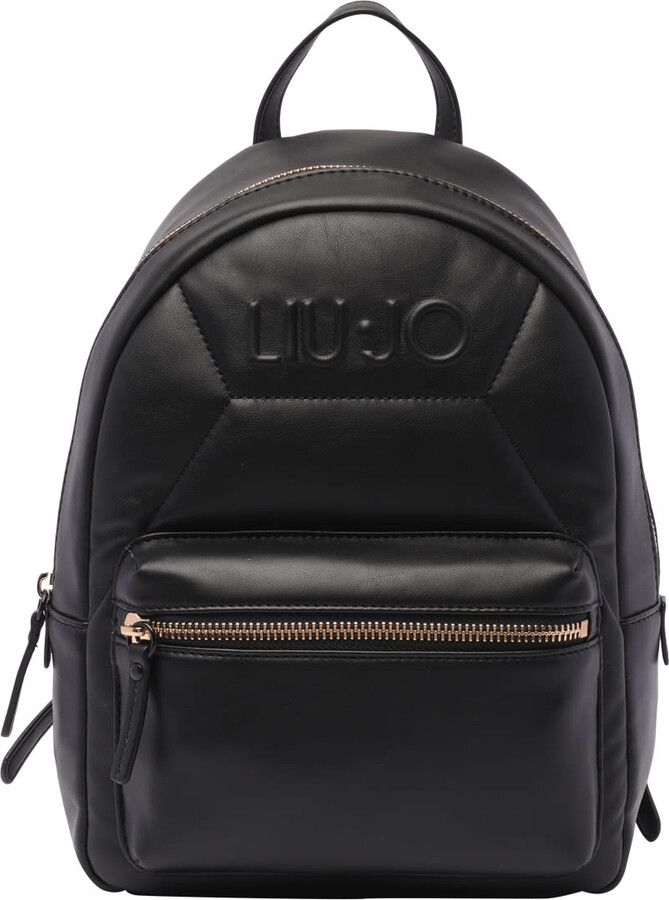 Lui Jo eco-leather shoulder bag for girls Black/Logo