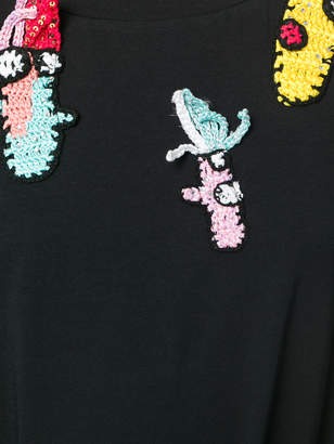 Tsumori Chisato knit detail tied T-shirt