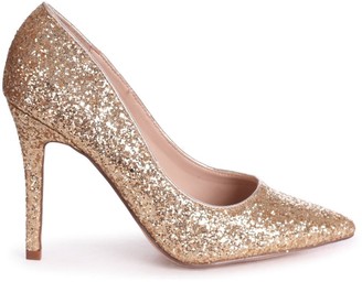 rose gold glitter heels uk