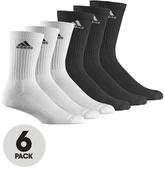 Thumbnail for your product : adidas Mens Basic Socks (6 Pack)