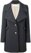 Thumbnail for your product : See by Chloe button front short coat - women - Nylon/Polyamide/Acetate/Wool - 40