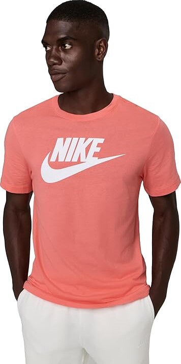 Nike Sportswear Icon Futura T-Shirts Men's T Shirt Magic Ember : MD, Cotton