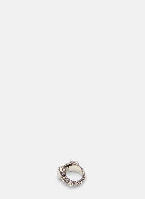 Gucci Vintage Tiger Ring in Silver