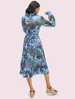 Thumbnail for your product : Kate Spade Pacific Petals Chiffon Dress