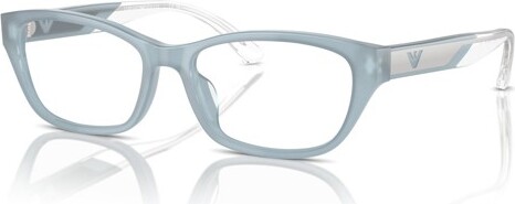 Emporio Armani EA3238U 54mm Woman Cat Eye Sunglasses Demo Lens Lens