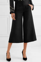 Thumbnail for your product : Valentino Wool And Silk-blend Crepe Culottes - Black