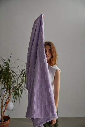 Urban Outfitters Checkerboard Super Plush Throw Blanket