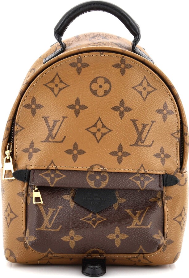 Louis Vuitton Palm Springs Backpack Monogram Quilted ECONYL Nylon Mini Blue
