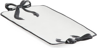 TJMAXX Hand Painted Bow Serving Tray