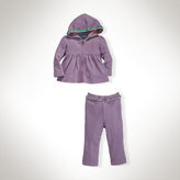 Thumbnail for your product : Ralph Lauren Cotton Terry Hoodie & Pant Set