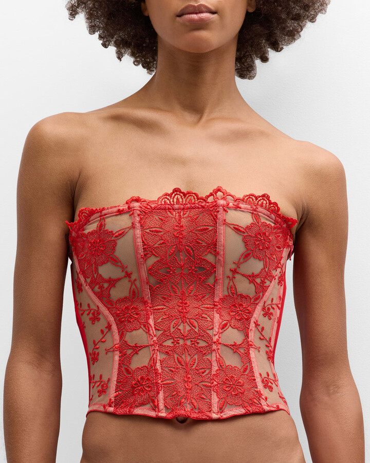 Lace Bustier Top | Shop The Largest Collection | ShopStyle