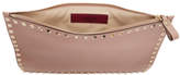 Thumbnail for your product : Valentino Pink Garavani Rockstud Zip Pouch