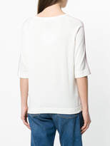 Thumbnail for your product : Blugirl cropped sleeve knitted top