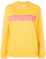Thumbnail for your product : Alberta Ferretti Wednesday patch sweatshirt