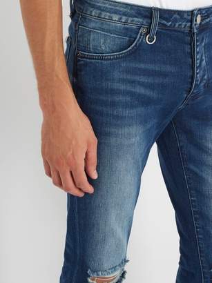 Neuw Iggy Distressed Skinny Fit Jeans - Mens - Blue