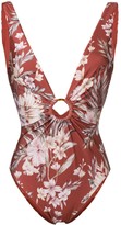 Thumbnail for your product : Zimmermann Wayfarer floral swimsuit