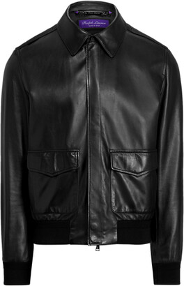 Ralph Lauren Henfield Plonge Leather Jacket
