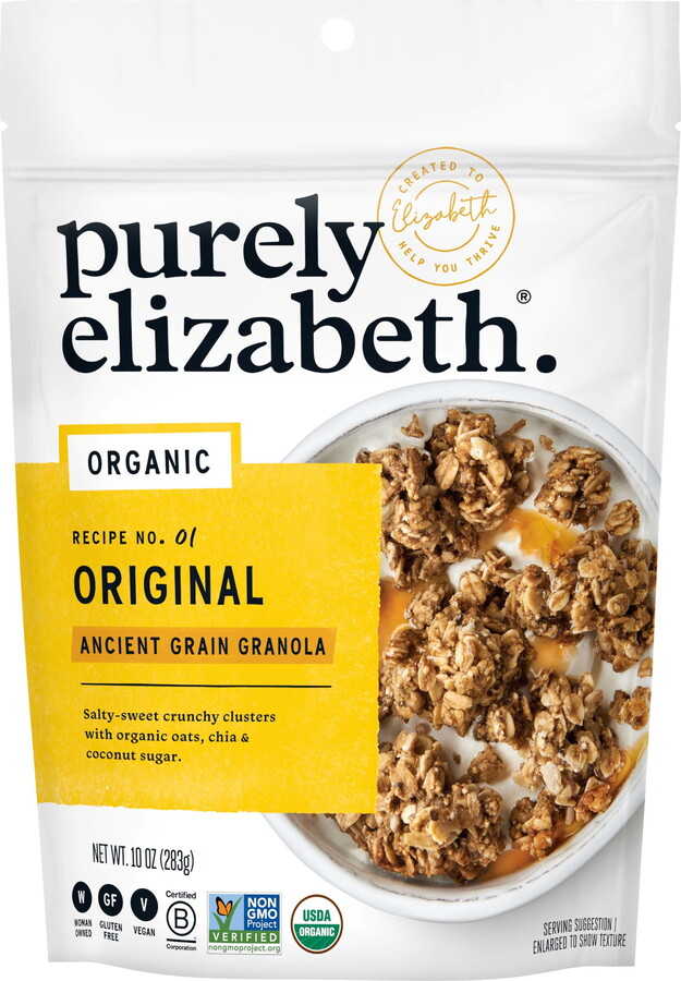 Purely Elizabeth Organic Ancient Grain Granola, Original, 10 oz Bag