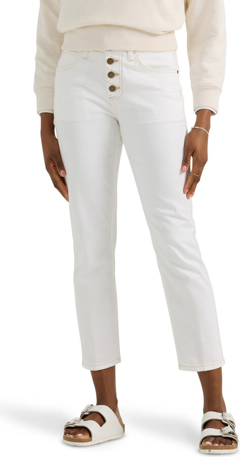 Lee® Women Heritage Slim Straight Buttonfly Jean