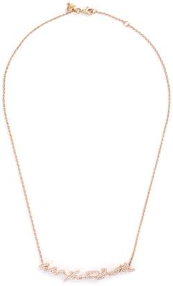 Stephen Webster 'Neon With You I Breathe' diamond 18k yellow gold pendant necklace