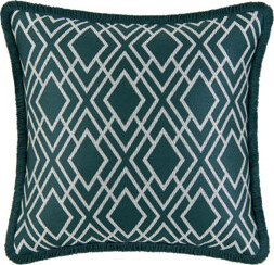 Rose Tree Harrogate Geometric Reversible Throw Pillow