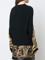 Thumbnail for your product : Oscar de la Renta Embroidered Cuffs Jumper