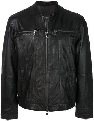 John Varvatos zipped biker jacket