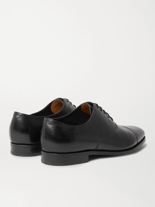 John Lobb City Ii Burnished-Leather Oxford Shoes