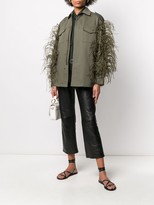 Thumbnail for your product : Valentino Feather-Embellished Military Jackets