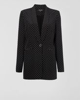 Thumbnail for your product : Jaeger Silk Spot Print Jacket