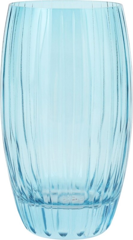 Vietri Natalia 14 oz. Teal Highball Glass