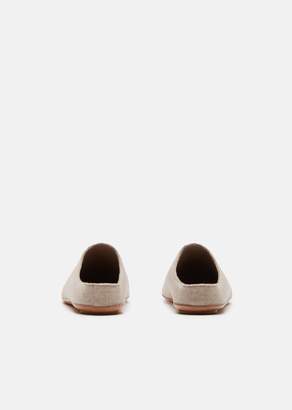 The Row Bea Slippers Ivory