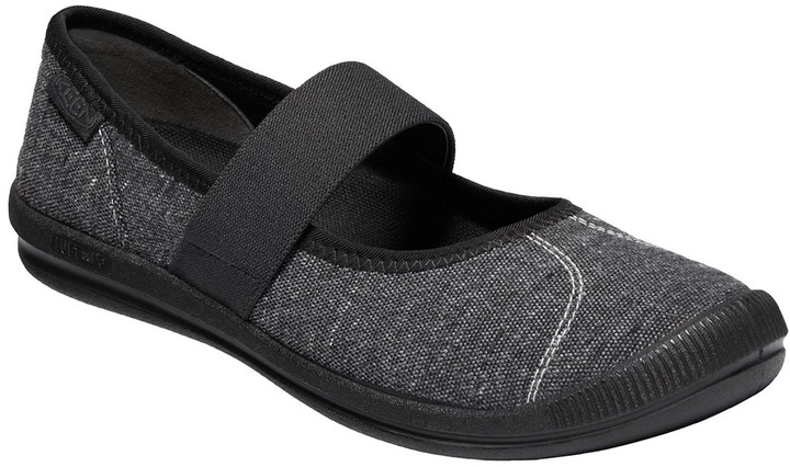 black canvas mary jane shoes