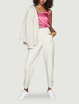 Thumbnail for your product : Reiss Remey silk-satin and jersey vest top