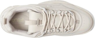 Fila Disruptor II Premium Fashion Sneaker (Silver Gray/Silver Gray/White Sand) Women's Shoes