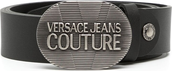 Versace Belts Black Silvery Leather ref.124629 - Joli Closet